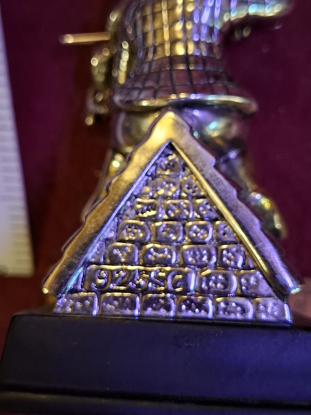 פסלון יודאיקה של כנר על הגג עשוי כסף 925, איימי [JUD10232]