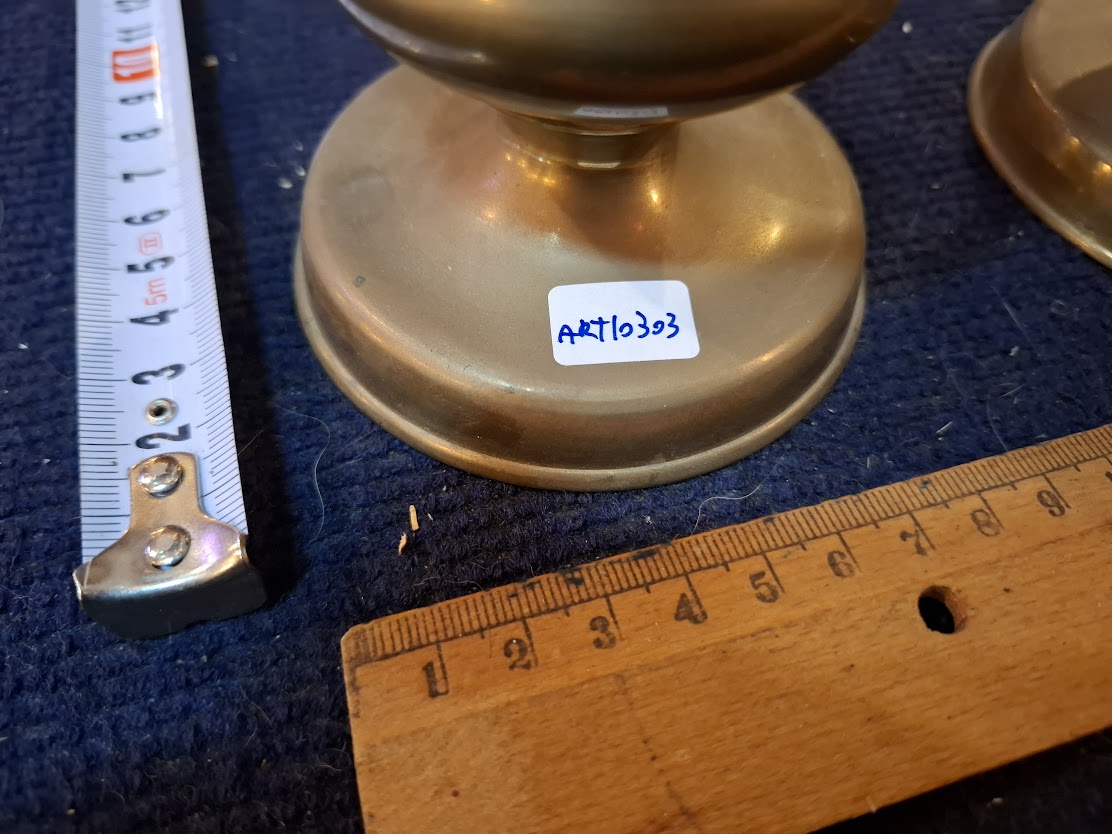 זוג פמוטים מצופים כסף [JUD10207] 