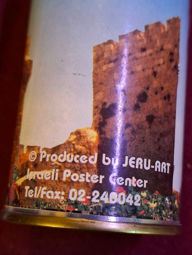 Jerusalem Air Can from the Holy Land as a Souvenir [ISR10340]