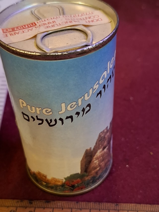 Jerusalem Air Can from the Holy Land as a Souvenir [ISR10340]