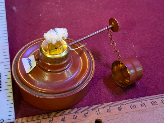 Vintage copper oil lamp [OTH10441]