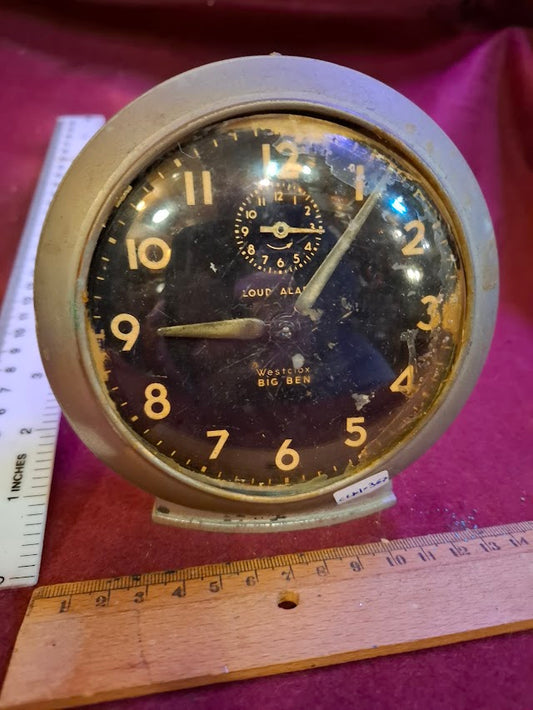 Vintage mechanical desk clock - Big Ben - Rare [CLK10367]