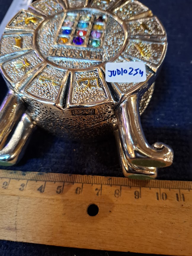 Napkin holder Jerusalem silver plated [JUD10254]