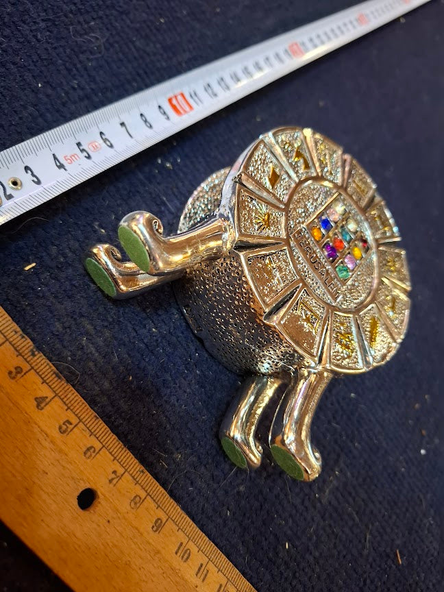 Napkin holder Jerusalem silver plated [JUD10254]