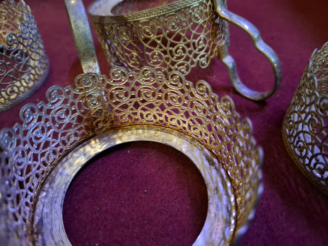 Vintage Tea Cup Holder Set [OTH10451]