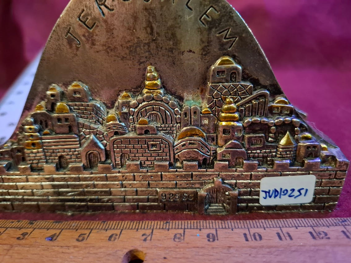 Napkin holder Jerusalem silver plated [JUD10254] (Copy)