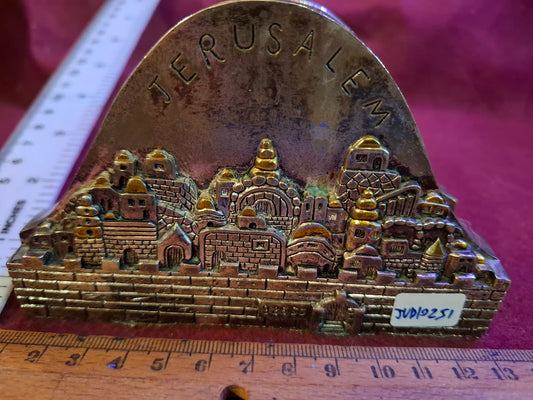 Napkin holder Jerusalem silver plated [JUD10254] (Copy)