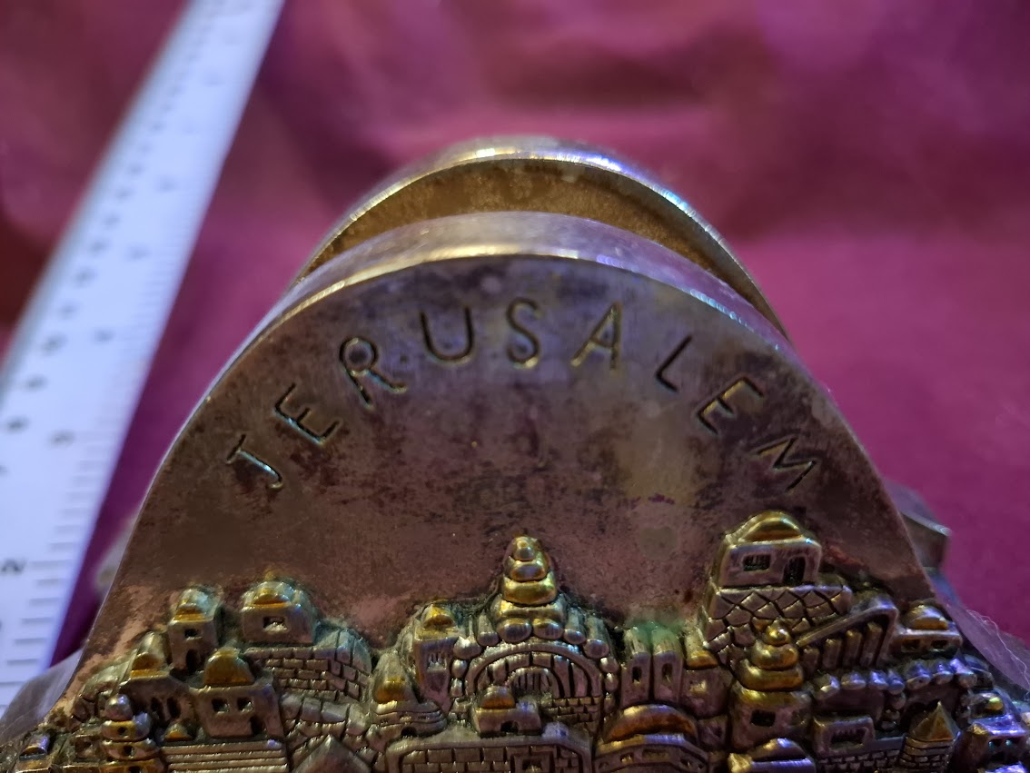 Napkin holder Jerusalem silver plated [JUD10254] (Copy)