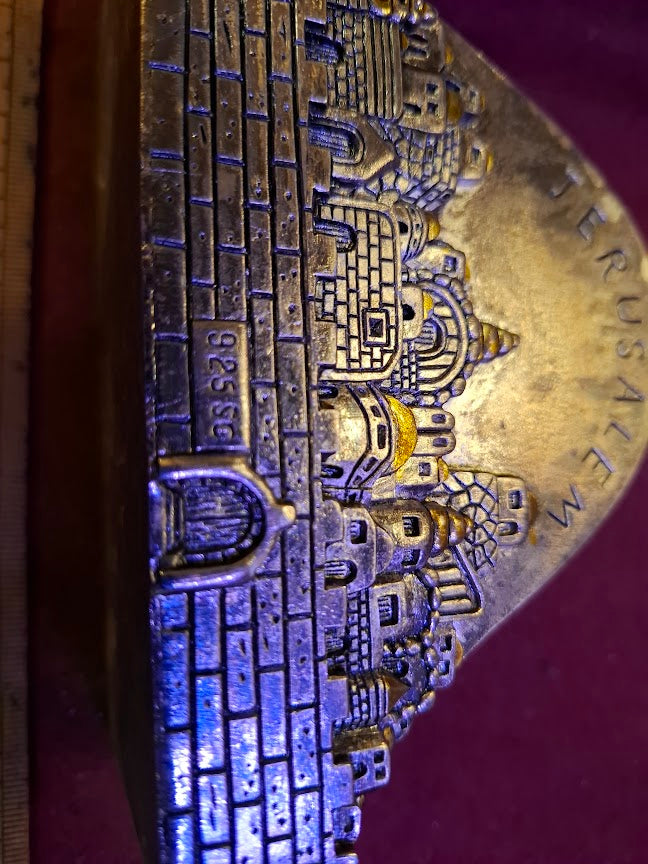 Napkin holder Jerusalem silver plated [JUD10254] (Copy)