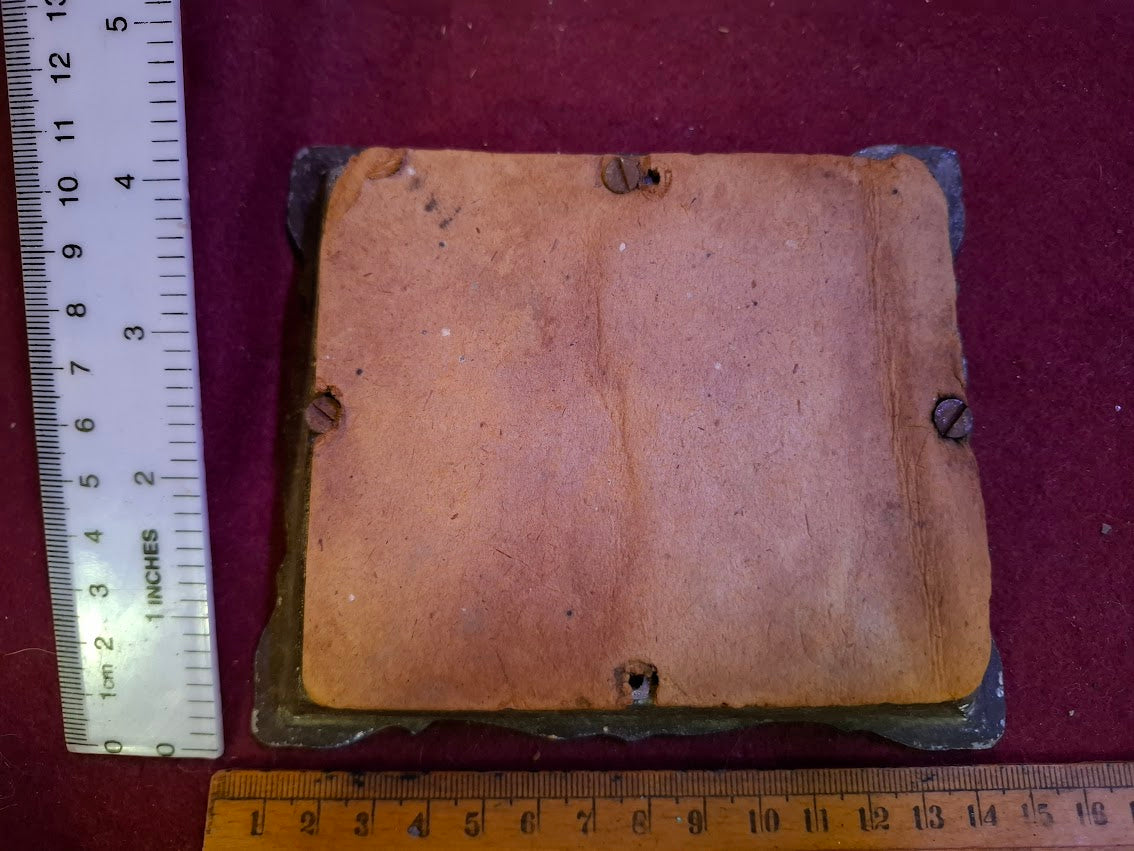 Old painting in a metal decorative frame [ART10307]
