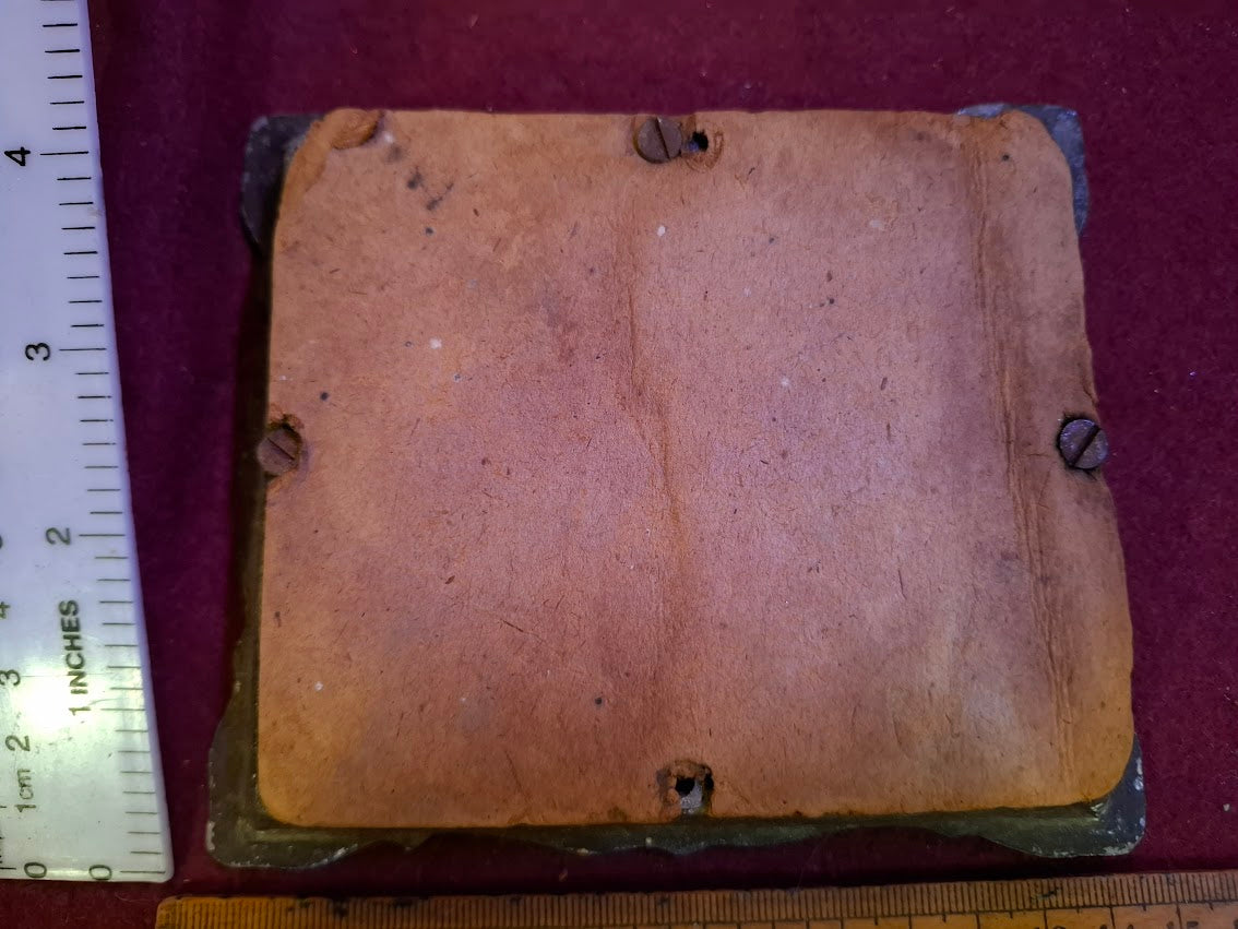 Old painting in a metal decorative frame [ART10307]