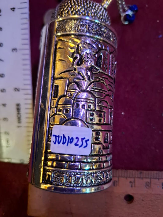 judaica tora scroll model silver palted [JUD10255]