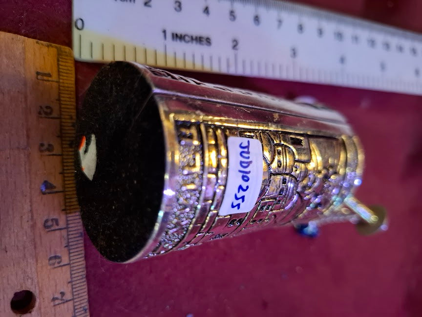 judaica tora scroll model silver palted [JUD10255]