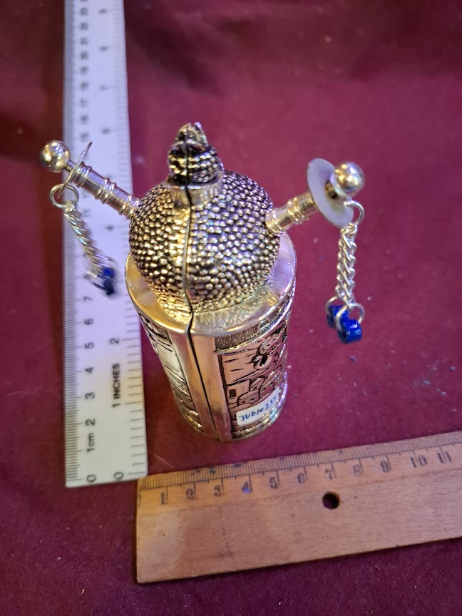 judaica tora scroll model silver palted [JUD10255]
