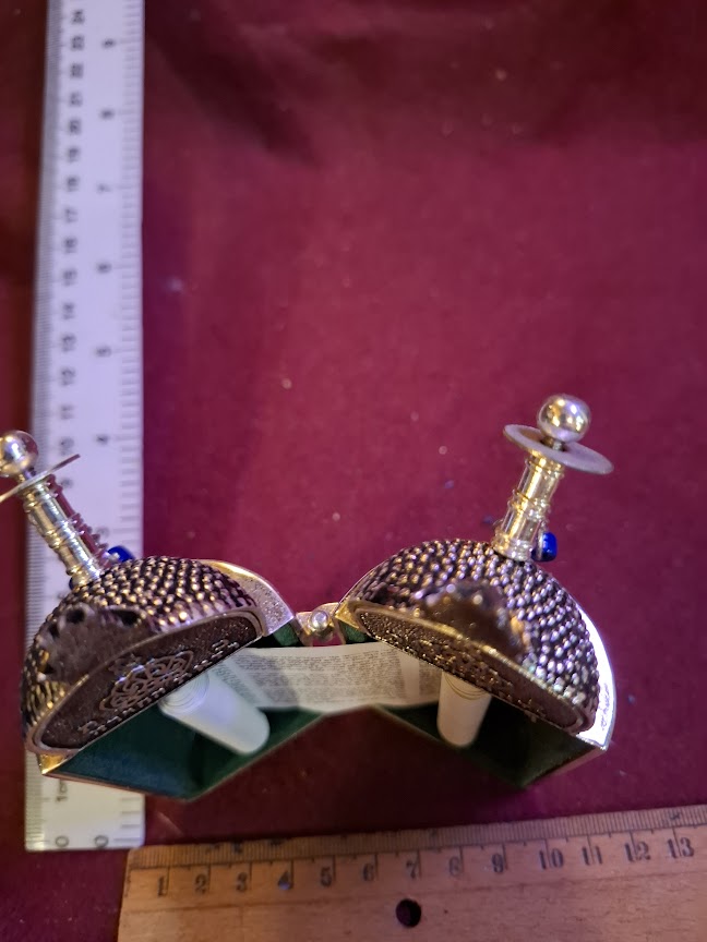 judaica tora scroll model silver palted [JUD10255]