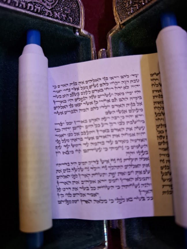 judaica tora scroll model silver palted [JUD10255]