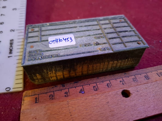 Vintage Stamp ink printing [OTH10453]