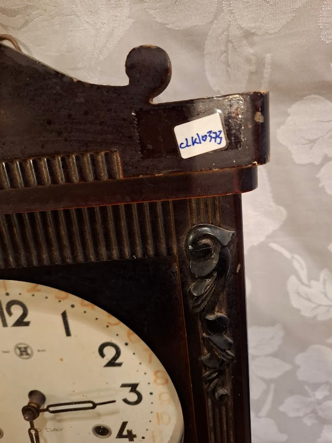 Seiko Antique Style  Wood Pendulum Mechanical Wall Clock [CLK10373] *for Israel local market only*