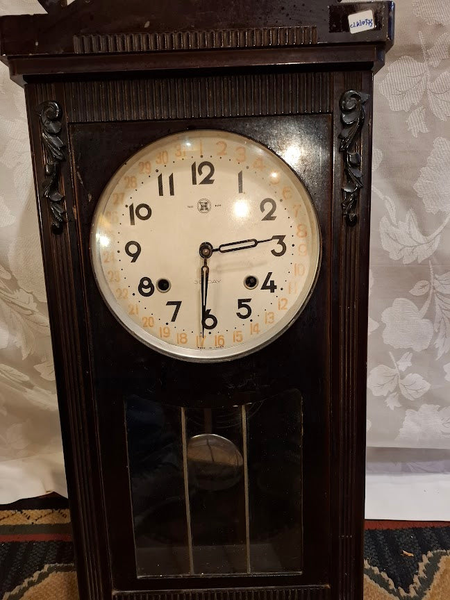 Seiko Antique Style  Wood Pendulum Mechanical Wall Clock [CLK10373] *for Israel local market only*