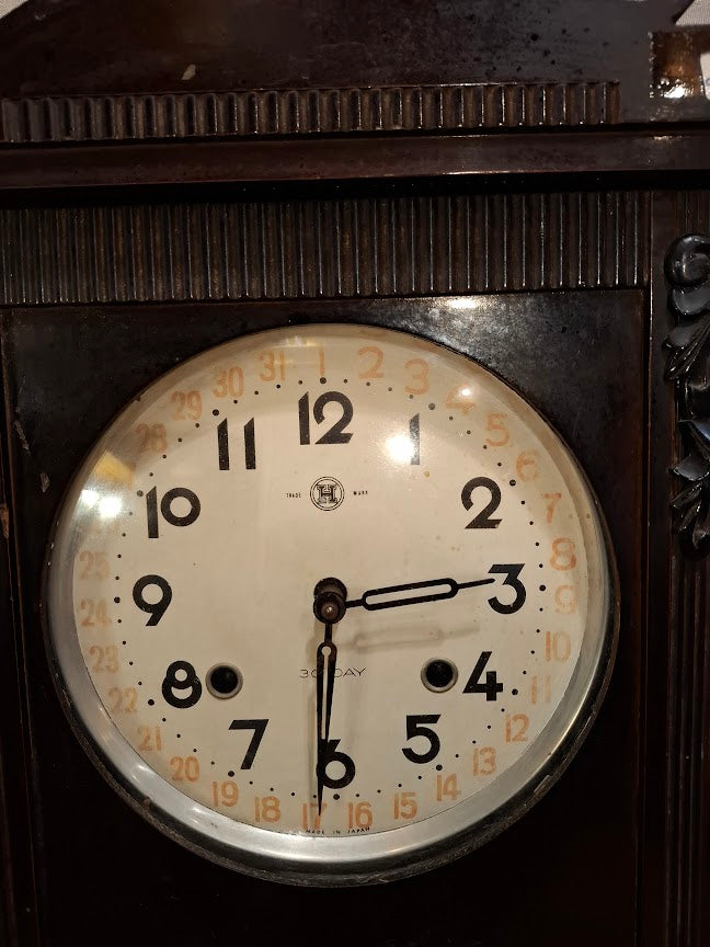 Seiko Antique Style  Wood Pendulum Mechanical Wall Clock [CLK10373] *for Israel local market only*