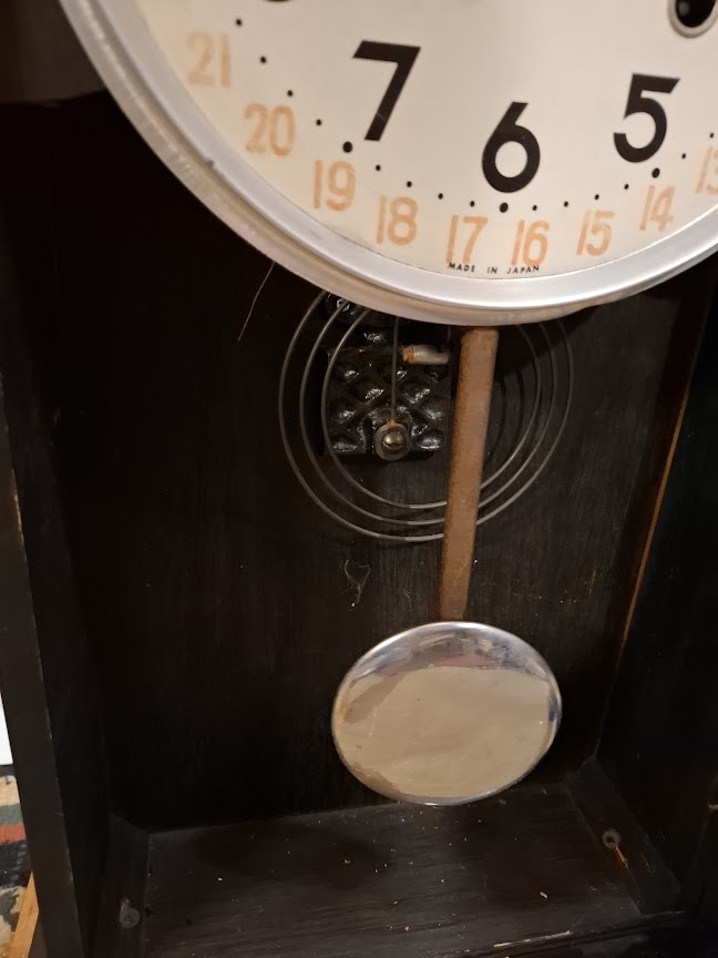 Seiko Antique Style  Wood Pendulum Mechanical Wall Clock [CLK10373] *for Israel local market only*