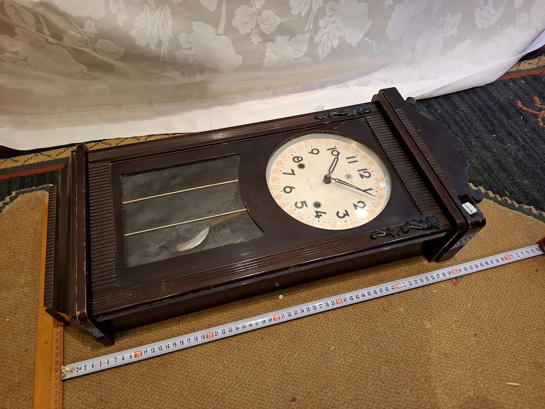 Seiko Antique Style  Wood Pendulum Mechanical Wall Clock [CLK10373] *for Israel local market only*