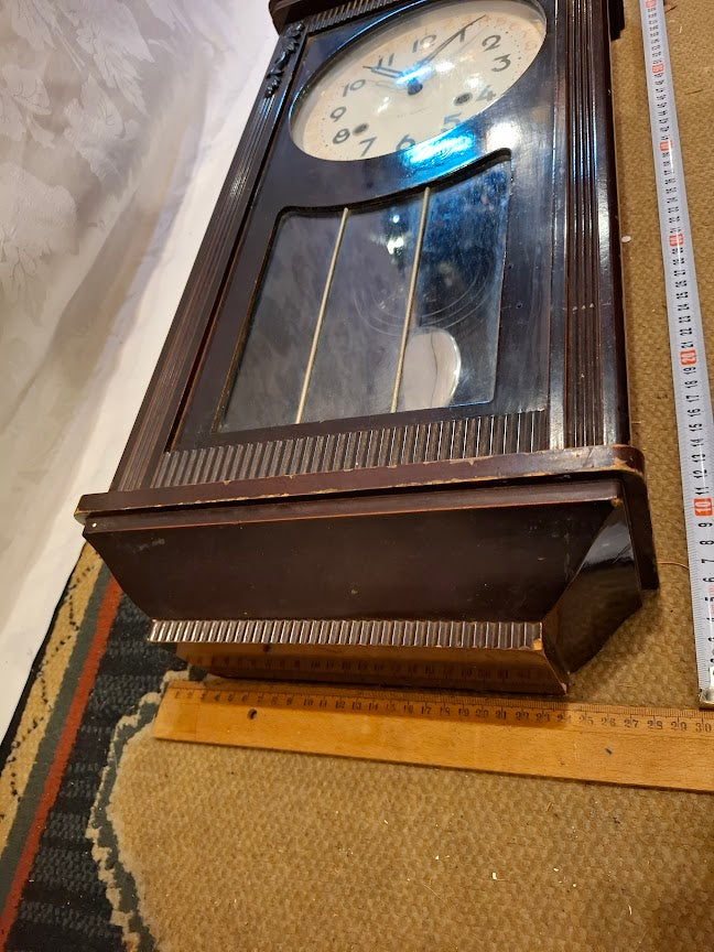 Seiko Antique Style  Wood Pendulum Mechanical Wall Clock [CLK10373] *for Israel local market only*