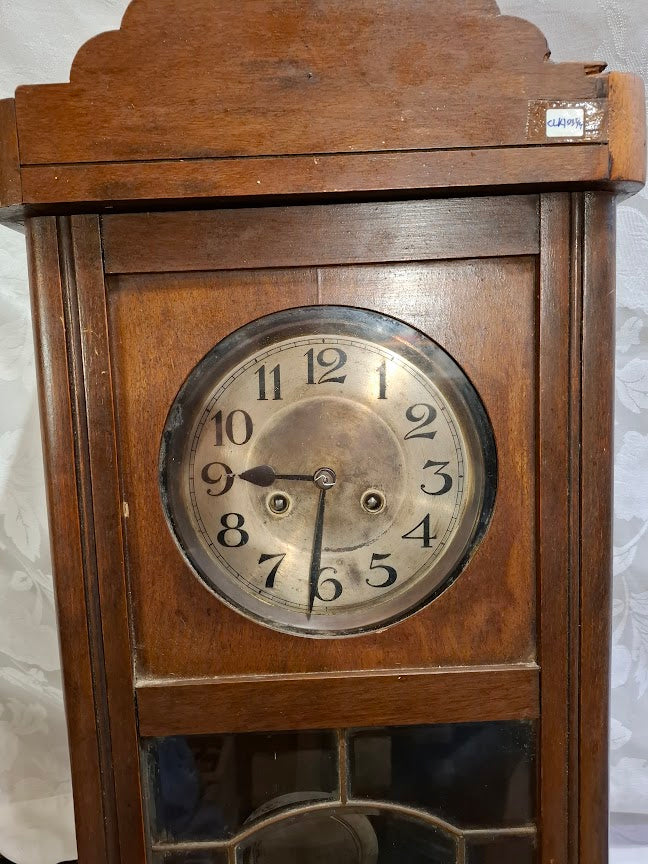 Antique Style  Wood Pendulum Mechanical Wall Clock [CLK10374] *for Israel local market only*
