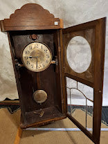 Antique Style  Wood Pendulum Mechanical Wall Clock [CLK10374] *for Israel local market only*
