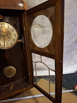 Antique Style  Wood Pendulum Mechanical Wall Clock [CLK10374] *for Israel local market only*