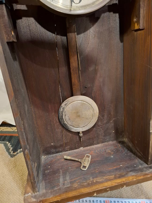 Antique Style  Wood Pendulum Mechanical Wall Clock [CLK10374] *for Israel local market only*