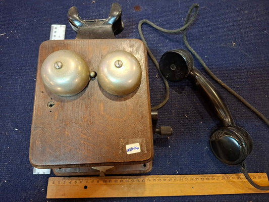 Antique line wooden telephone [INS10740] *for Israel local market only*