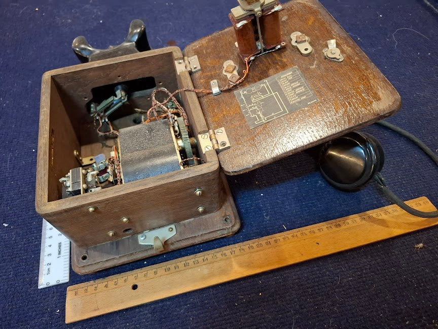 Antique line wooden telephone [INS10740] *for Israel local market only*