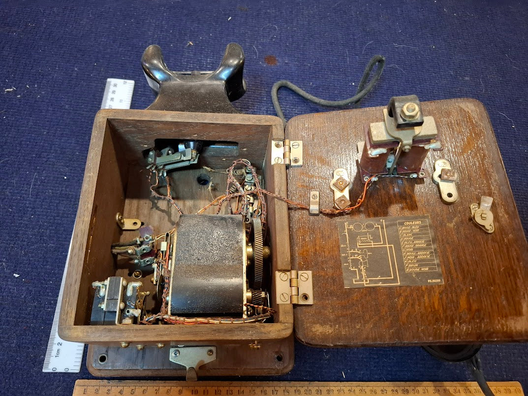 Antique line wooden telephone [INS10740] *for Israel local market only*