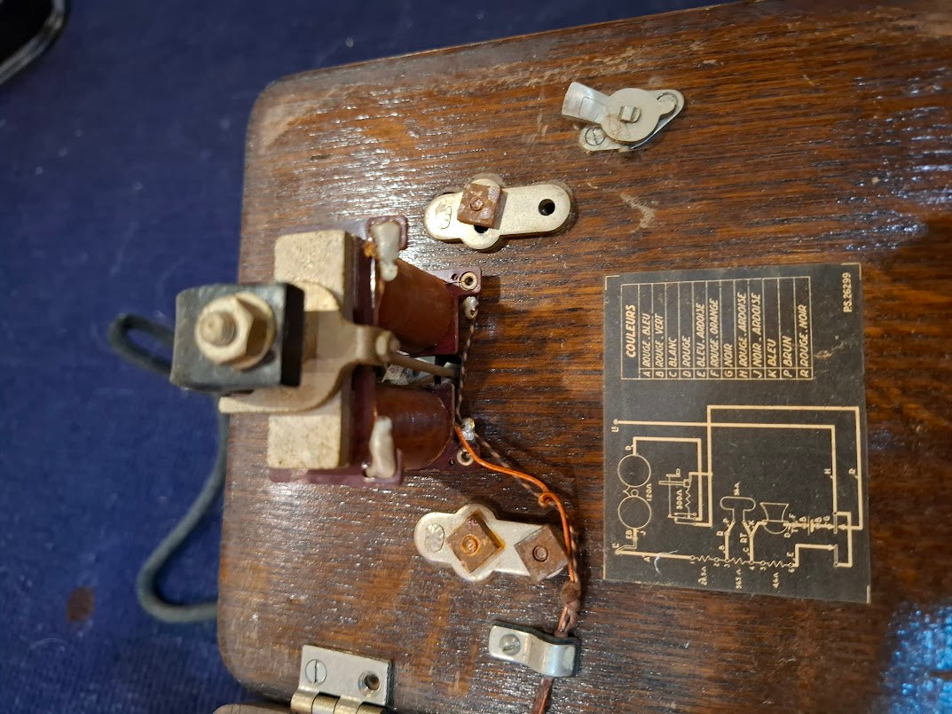 Antique line wooden telephone [INS10740] *for Israel local market only*