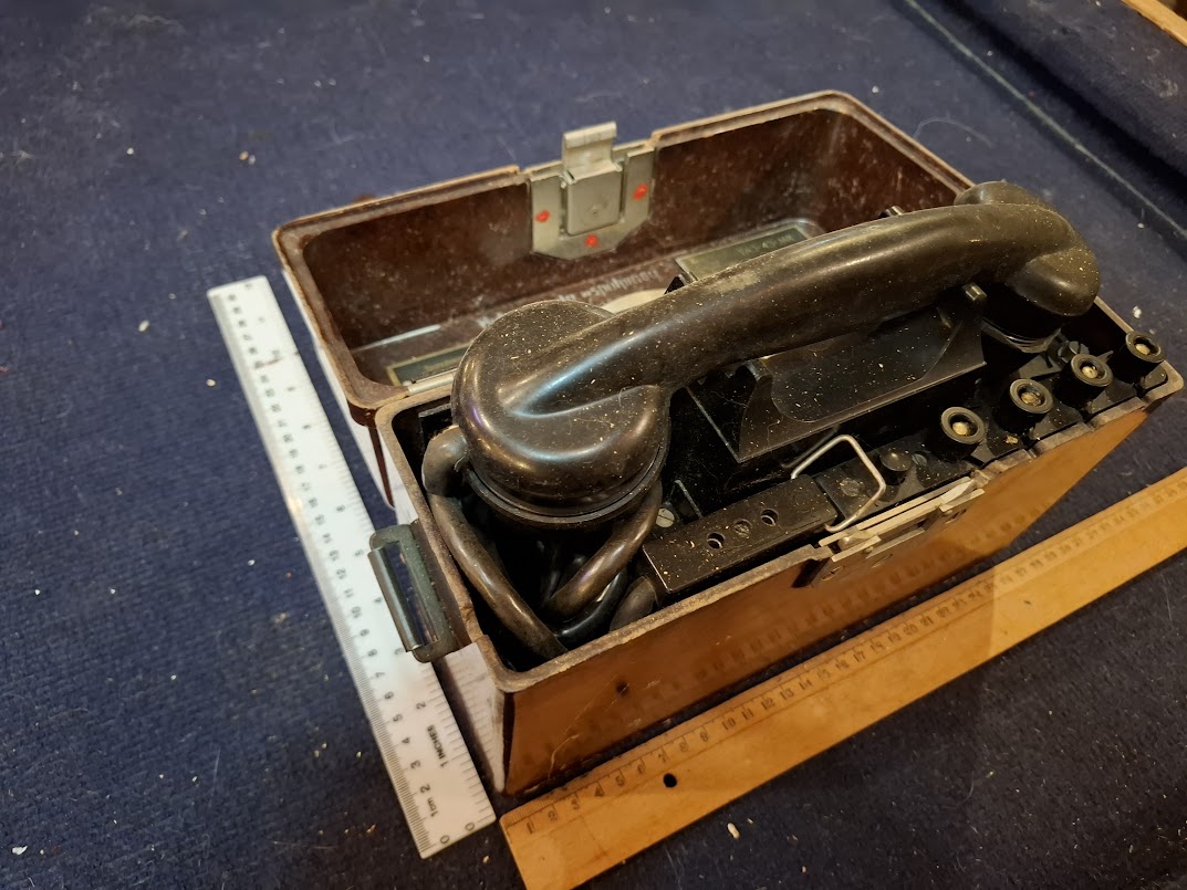 Old military line telephone [INS10750] *for Israel local market only*