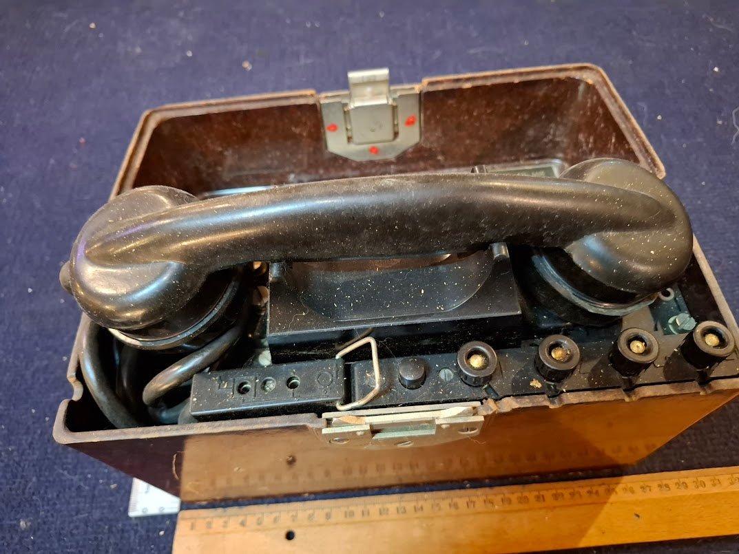 Old military line telephone [INS10750] *for Israel local market only*