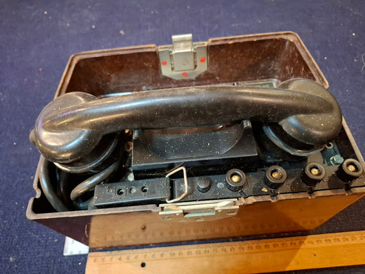 Old military line telephone [INS10750] *for Israel local market only*