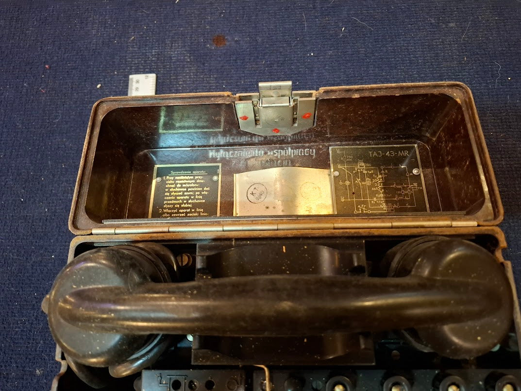 Old military line telephone [INS10750] *for Israel local market only*