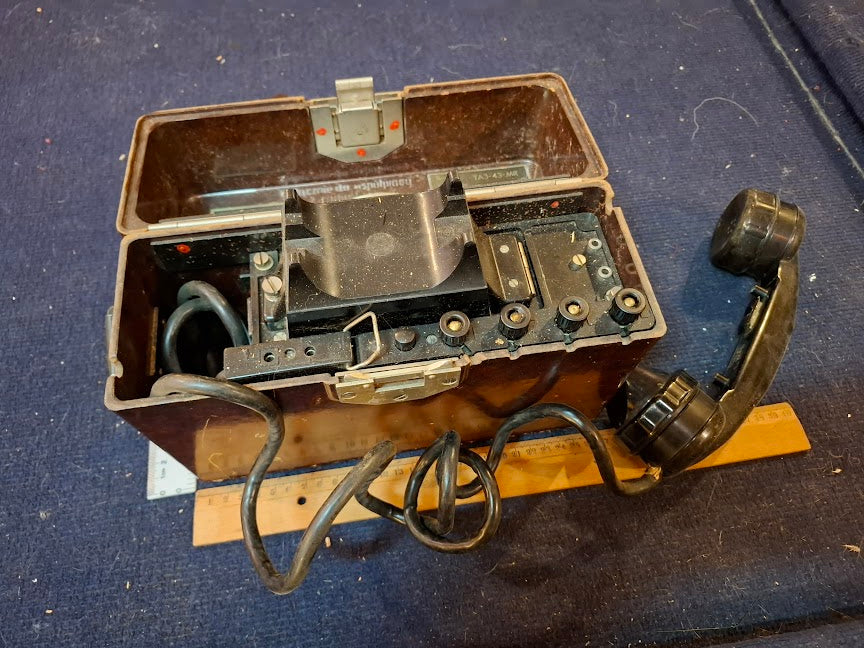 Old military line telephone [INS10750] *for Israel local market only*