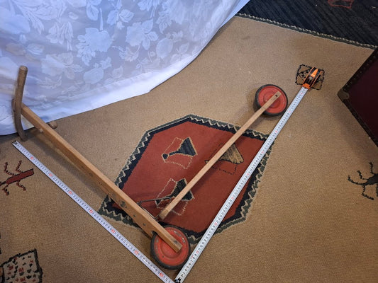Vintage wooden scooter [GAM10383]*for Israel local market only*