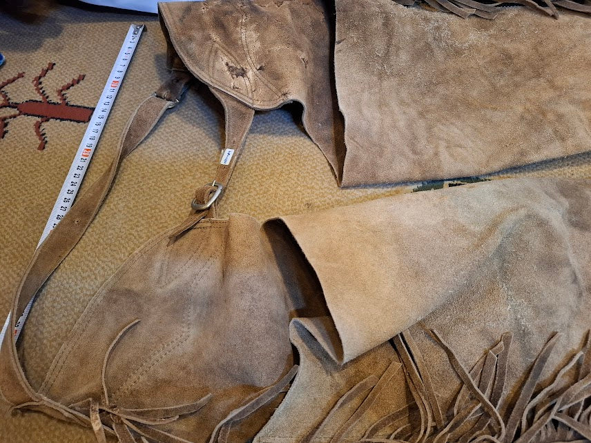 Professional Cycling Pants Made of Processed Leather (Chaps) [OTH10469]*for Israel local market only*