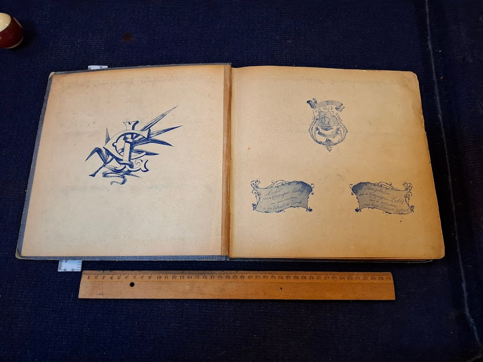 Chromos Liebig - Old collectable cards album ~1900 - Rare [BOK10465]