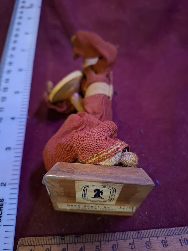 Israeli vintage 1950's folk original handcrfted figurine [ISR10345]