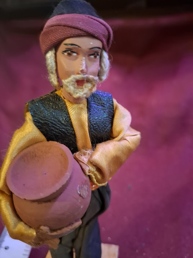 Israeli vintage 1950's folk original handcrfted figurine [ISR10343]