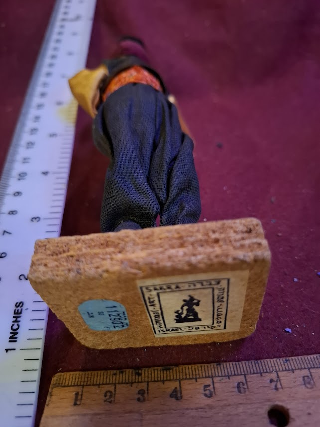Israeli vintage 1950's folk original handcrfted figurine [ISR10343]