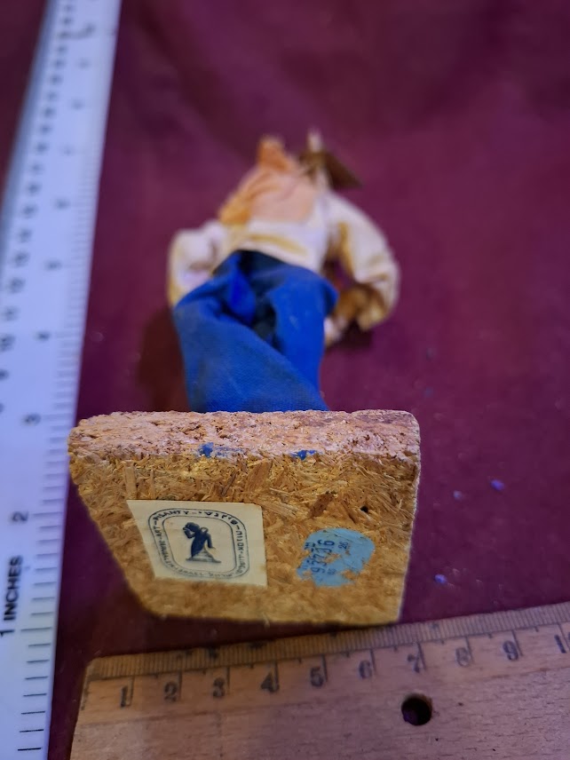 Israeli vintage 1950's folk original handcrfted figurine [ISR10348]