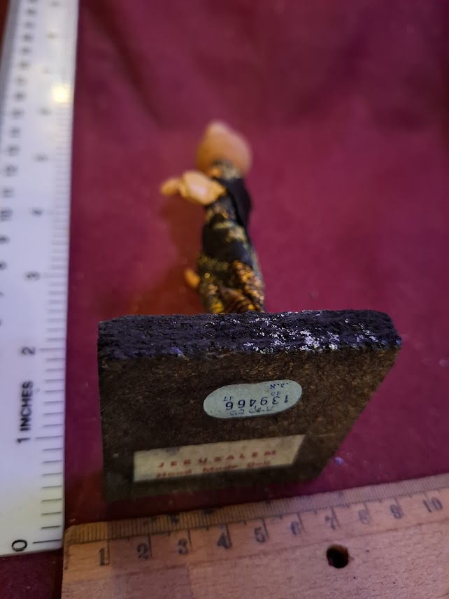Israeli vintage 1950's folk original handcrfted figurine [ISR10346]