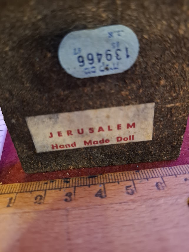 Israeli vintage 1950's folk original handcrfted figurine [ISR10346]