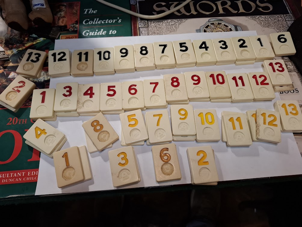 Vintage wooden rummikub game [GAM10389]